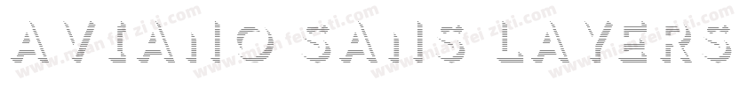 Aviano Sans Layers W字体转换